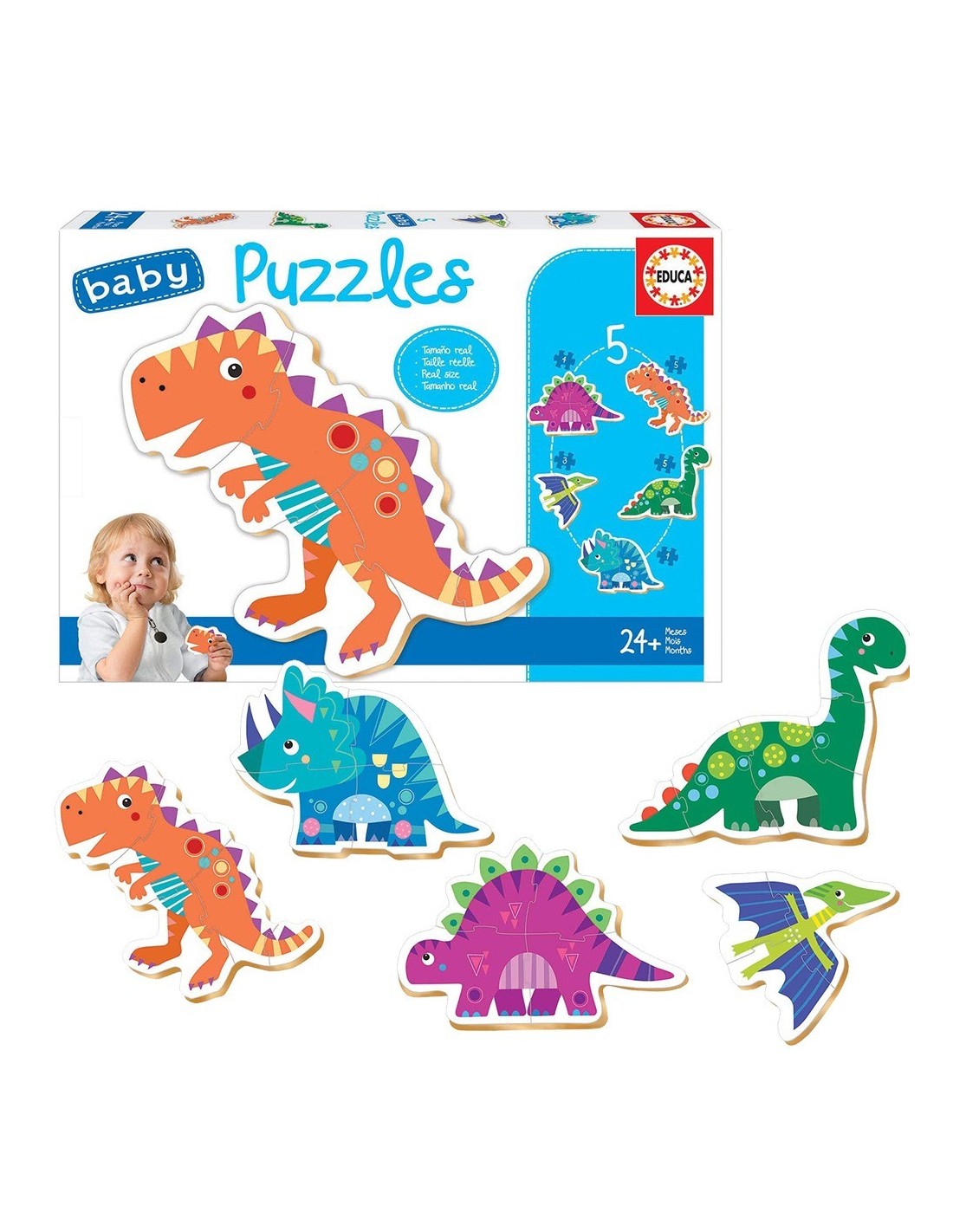 Puzzle Dinosaurio para Beb&eacute;s